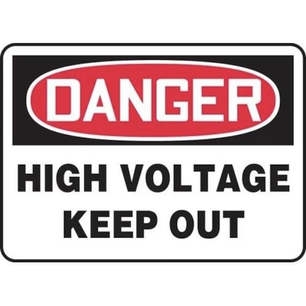 Accuform OSHA DANGER SAFETY SIGN LIVE WIRE MELC123VS MELC123VS - main